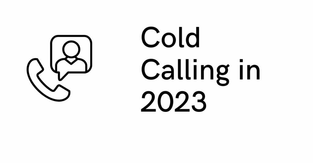 Cold Calling 2023 MASH