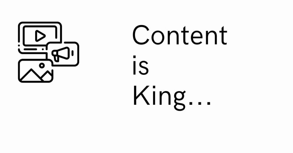Content is King Marketing and sales Help